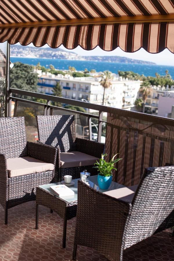 Studio With Terrace And Sea View, 10 Min To The Beach Ницца Экстерьер фото
